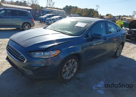 2019 Ford Fusion Hybrid Se из США, поврежденный, VIN 3FA6P0LU9KR168099